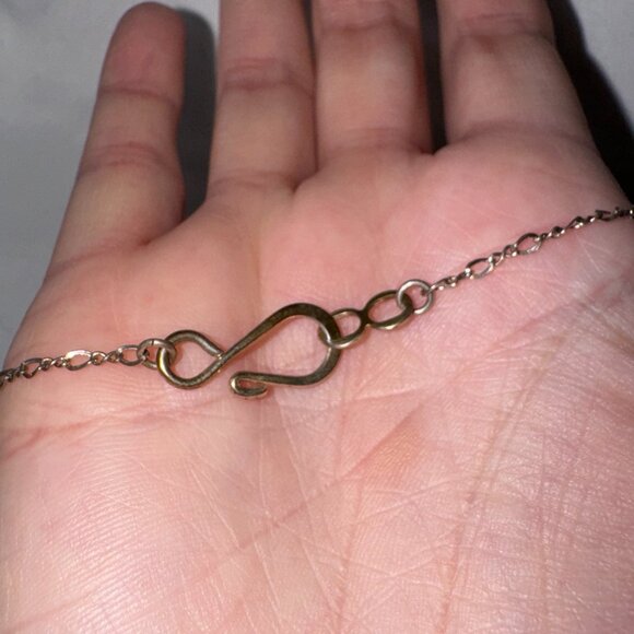 8" Long Sterling Silver Figure 8 Bracelet - Picture 9 of 12